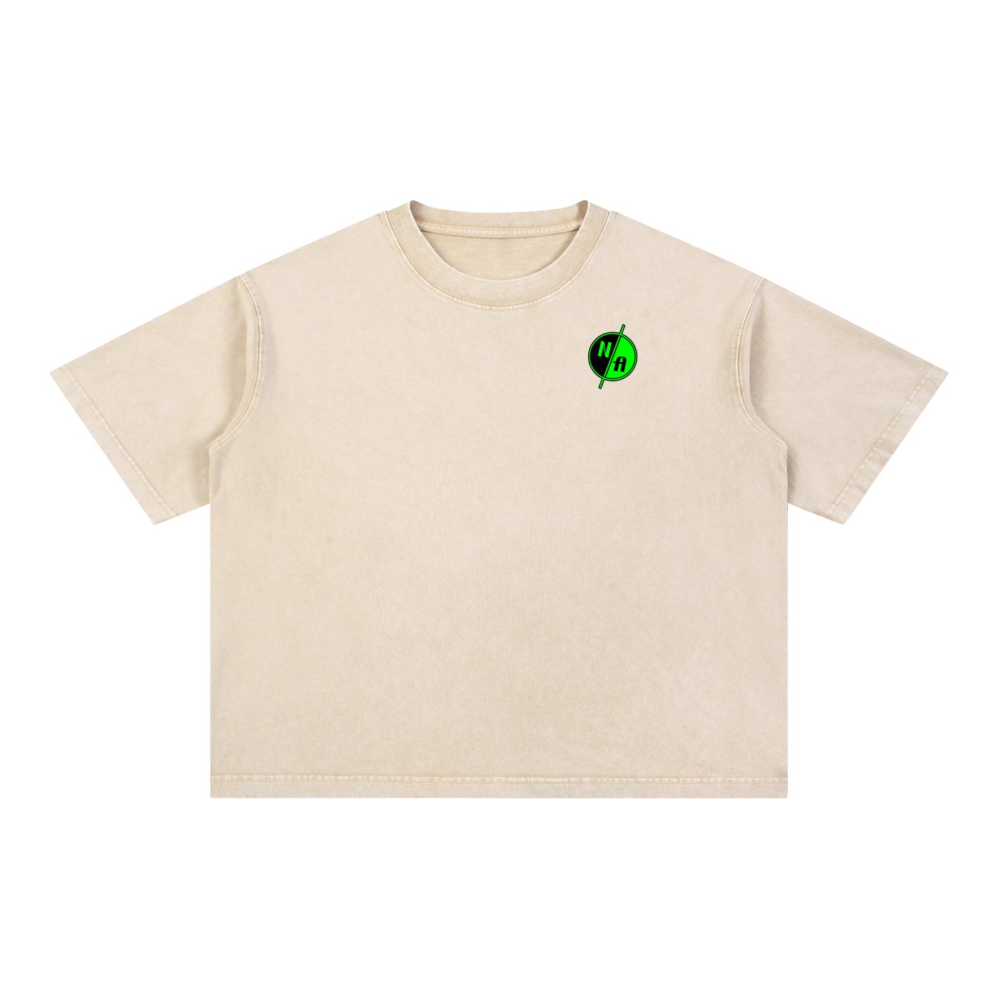 N/A Empathy Mineral Wash Boxy Cotton T-Shirt