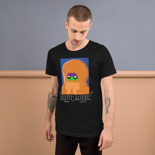 Native Aliens Zipped up-Unisex t-shirt