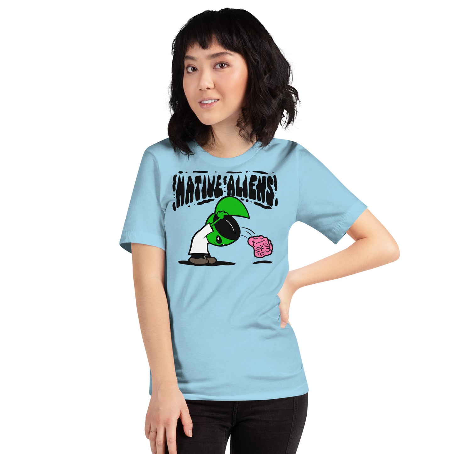 Native Aliens Out of my Mind- Unisex tee