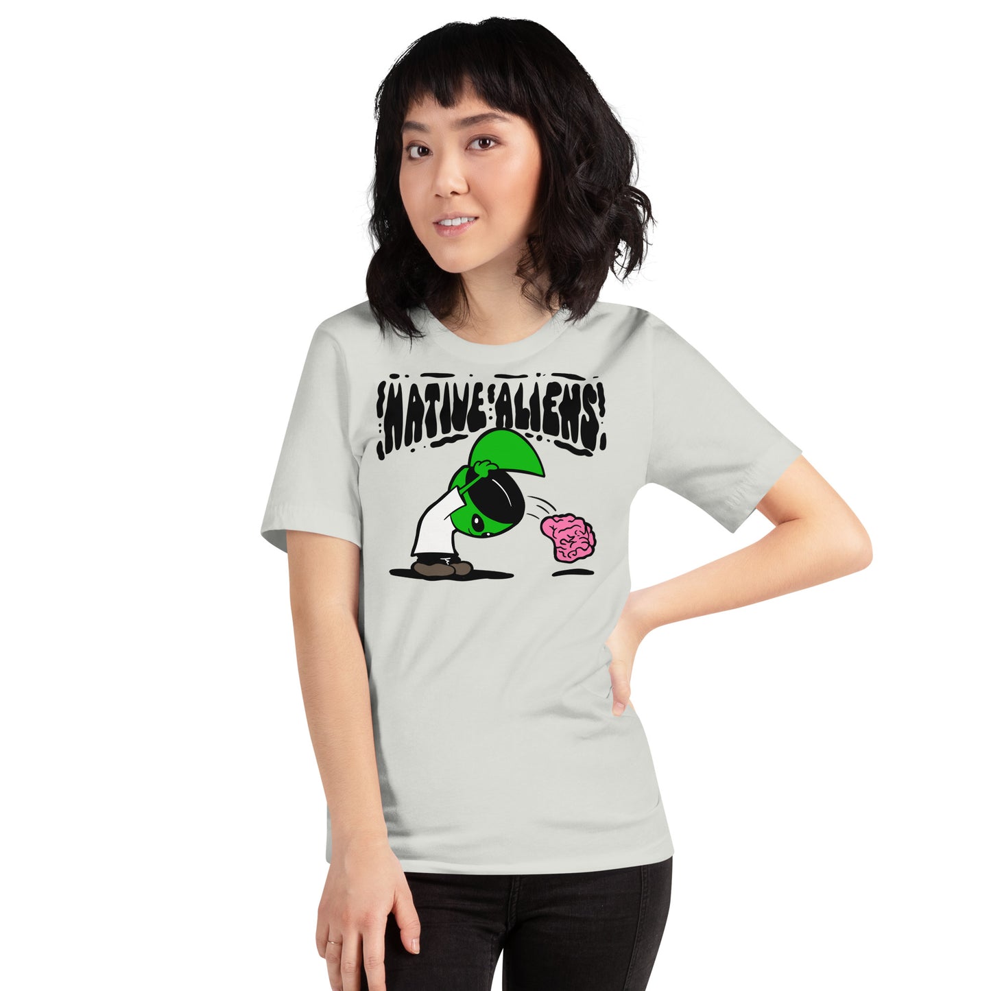 Native Aliens Out of my Mind- Unisex tee